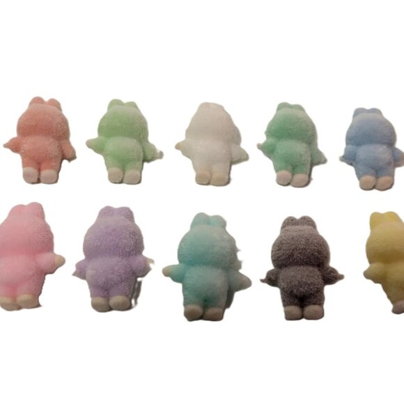 10-Piece Mini Bunny Costume Figures | Cake Toppers & Party Decorations - Picture 2 of 3